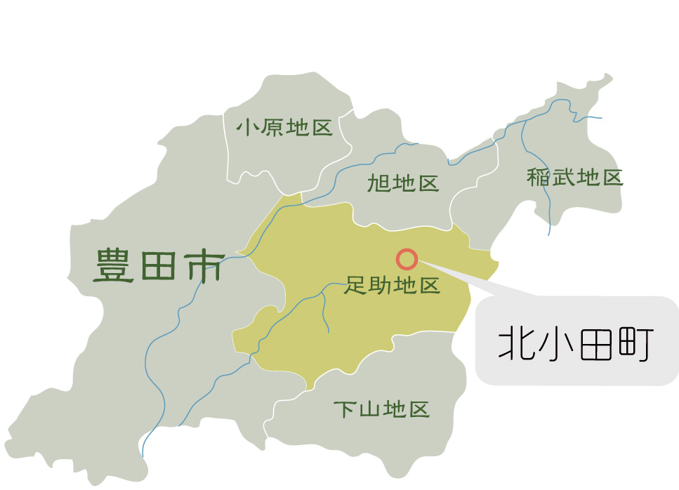 北小田地図