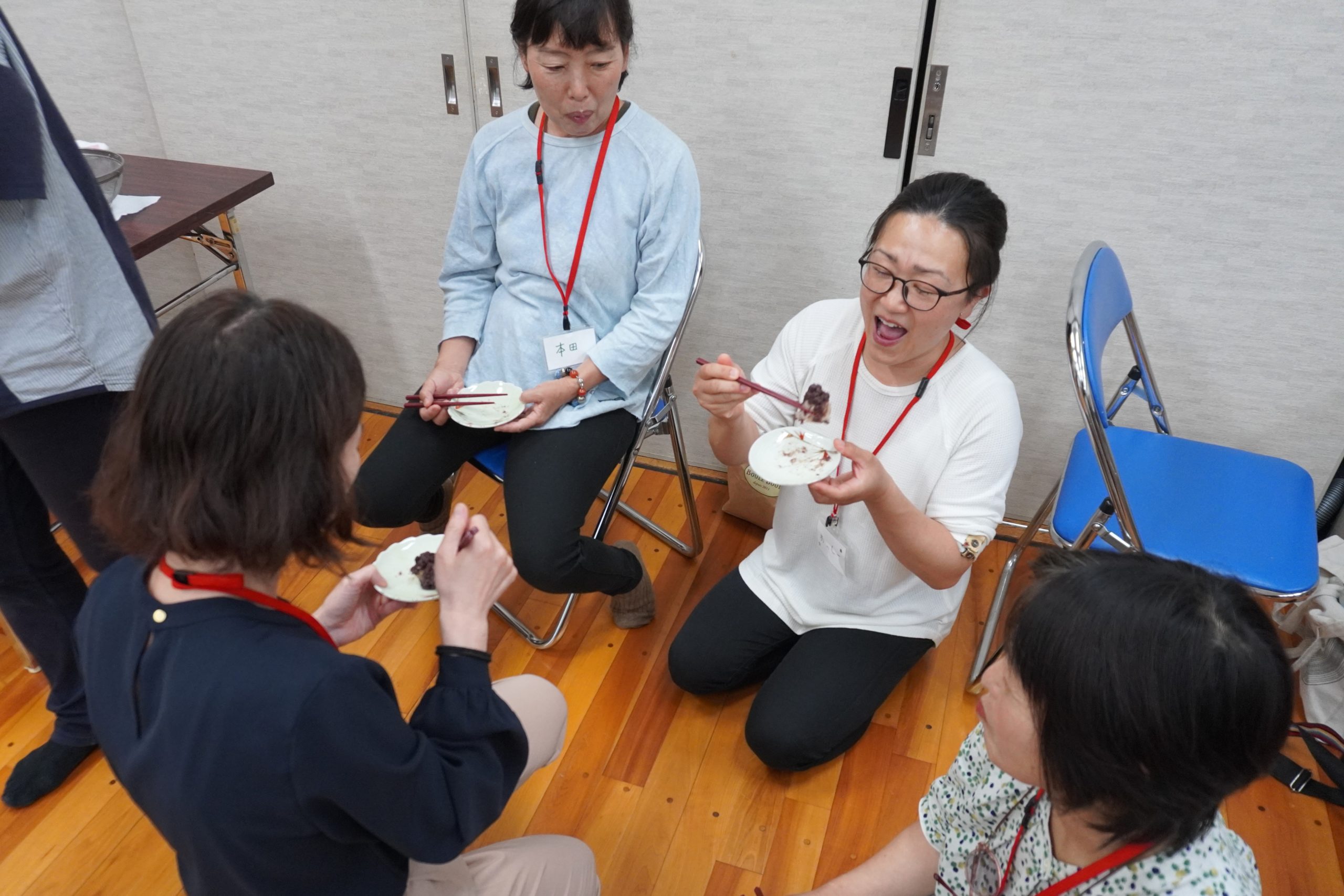今回からお茶タイムを設けてみました♪